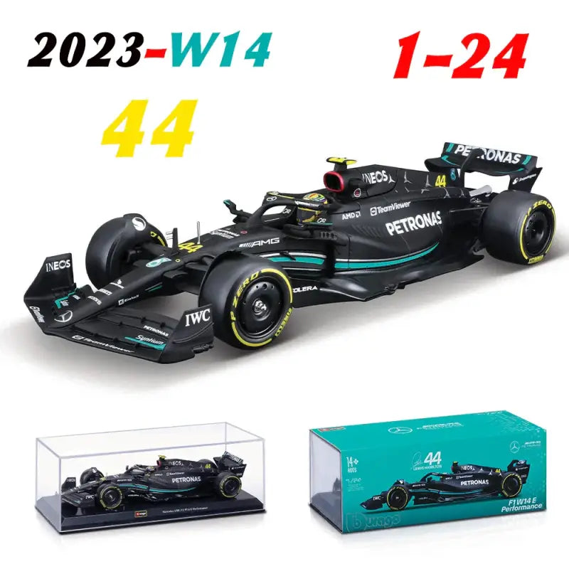 Mercedes-AMG W14 2023 1:24 Metalowy Model Wyścigowy Hamilton Russell - 1-24 2023 W14-44