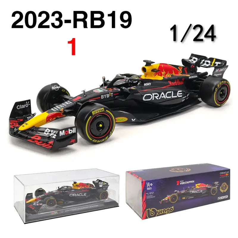 Mercedes-AMG W14 2023 1:24 Metalowy Model Wyścigowy Hamilton Russell - 1-24 2023 RB19-1
