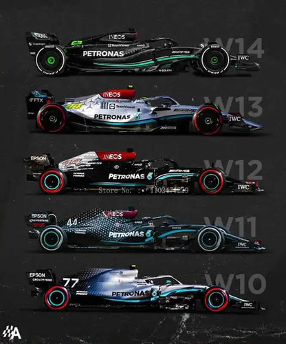 Mercedes-AMG W14 2023 1:24 Metalowy Model Wyścigowy Hamilton Russell