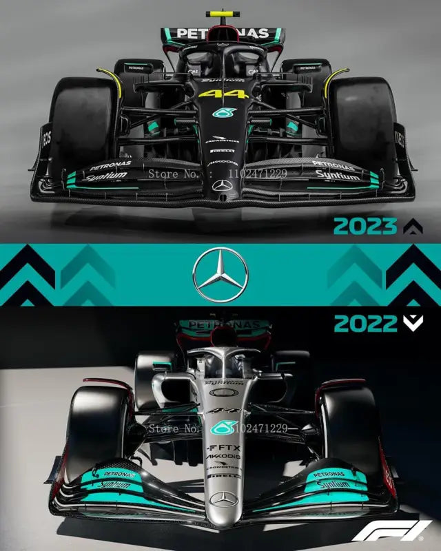 Mercedes-AMG W14 2023 1:24 Metalowy Model Wyścigowy Hamilton Russell