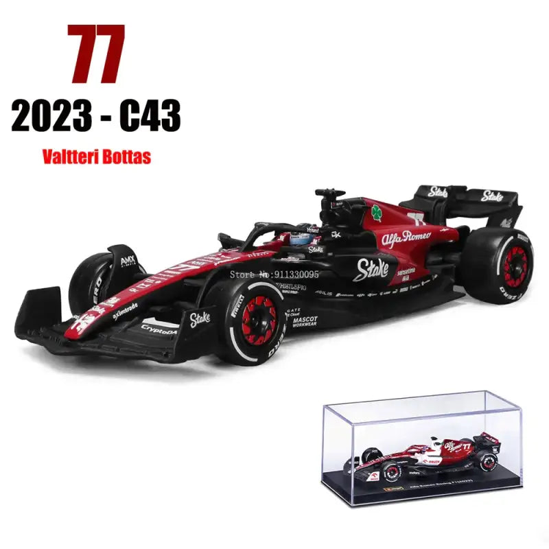 1:43 Mercedes-AMG W14 2023 Metalowy Model F1 Hamilton Russell - 2023 C43-77