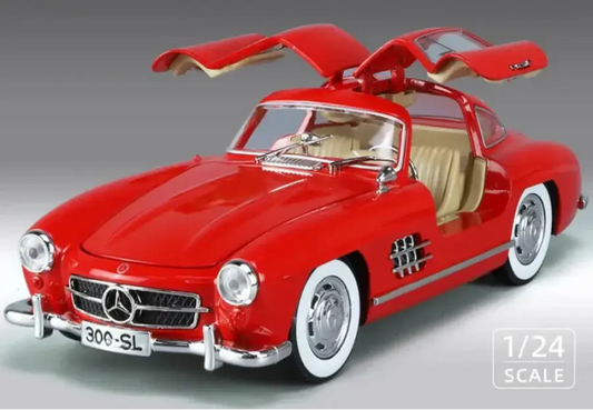Mercedes-Benz 300SL 1:24 – Klasyczny Model Metalowy do Kolekcji