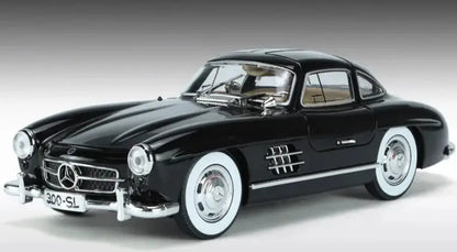 Mercedes-Benz 300SL 1:24 – Klasyczny Model Metalowy do Kolekcji - Czarny bez pudełka