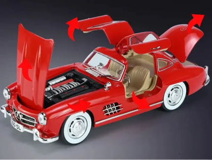 Mercedes-Benz 300SL 1:24 – Klasyczny Model Metalowy do Kolekcji