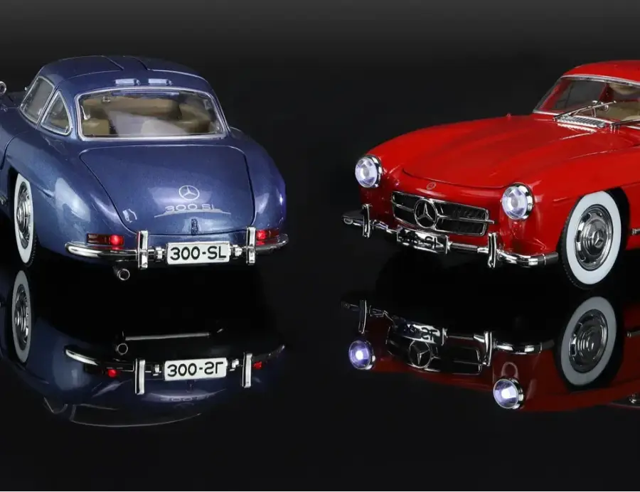 Mercedes-Benz 300SL 1:24 – Klasyczny Model Metalowy do Kolekcji