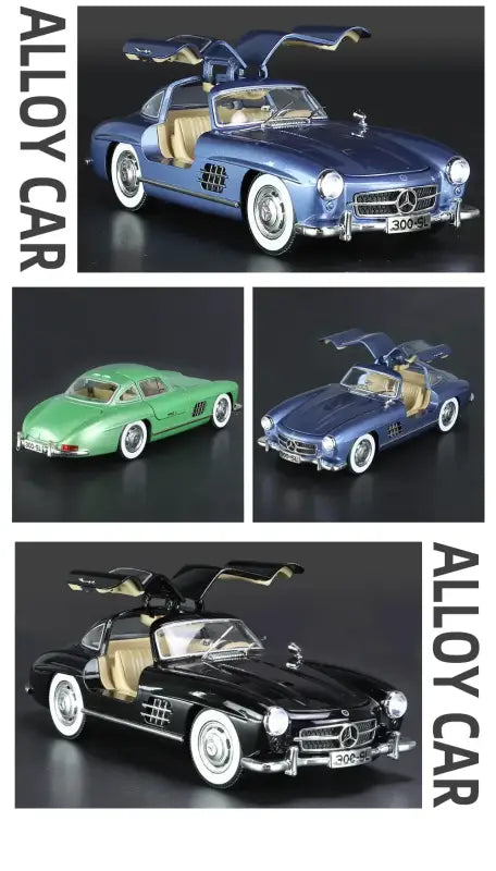 Mercedes-Benz 300SL 1:24 – Klasyczny Model Metalowy do Kolekcji