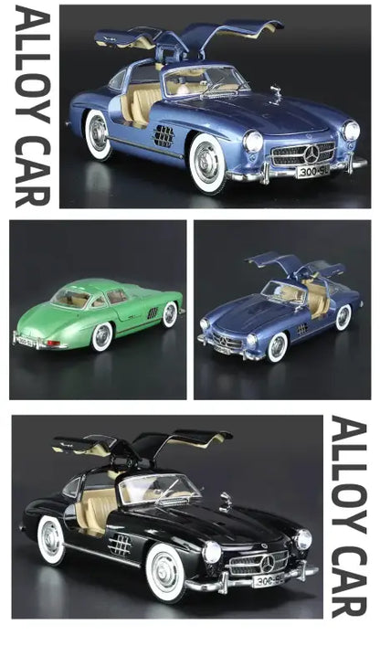 Mercedes-Benz 300SL 1:24 – Klasyczny Model Metalowy do Kolekcji