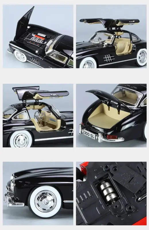Mercedes-Benz 300SL 1:24 – Klasyczny Model Metalowy do Kolekcji