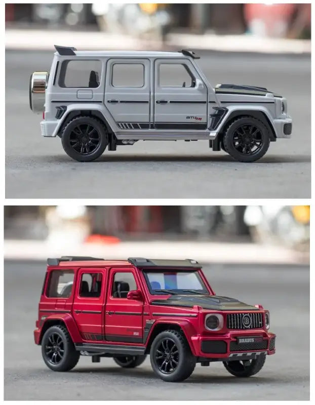 G700 Mercedes 1/32 – Metalowy Model Off-road SUV z Dźwiękiem i Światłem