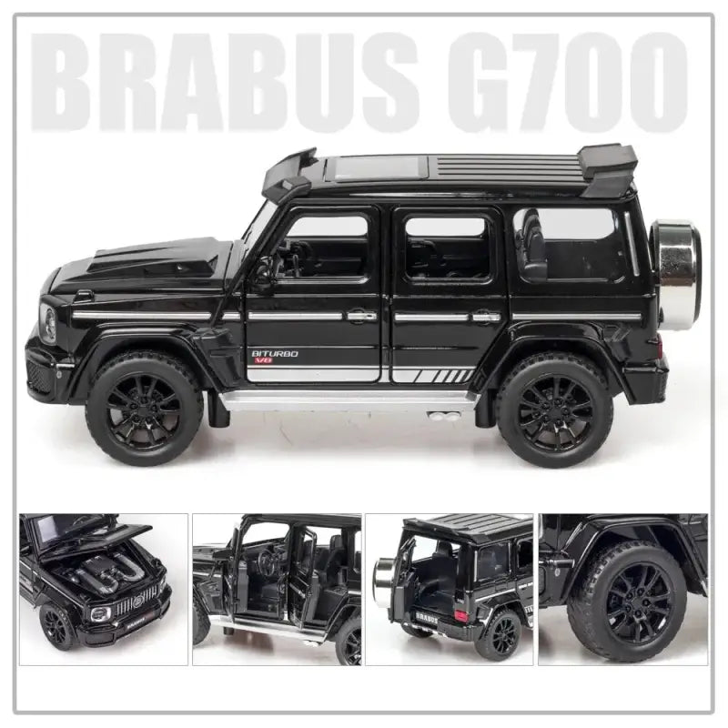 G700 Mercedes 1/32 – Metalowy Model Off-road SUV z Dźwiękiem i Światłem