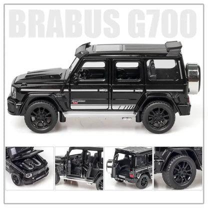 G700 Mercedes 1/32 – Metalowy Model Off-road SUV z Dźwiękiem i Światłem