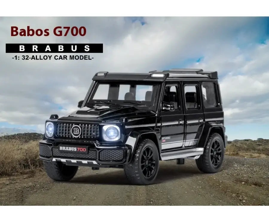 G700 Mercedes 1/32 – Metalowy Model Off-road SUV z Dźwiękiem i Światłem