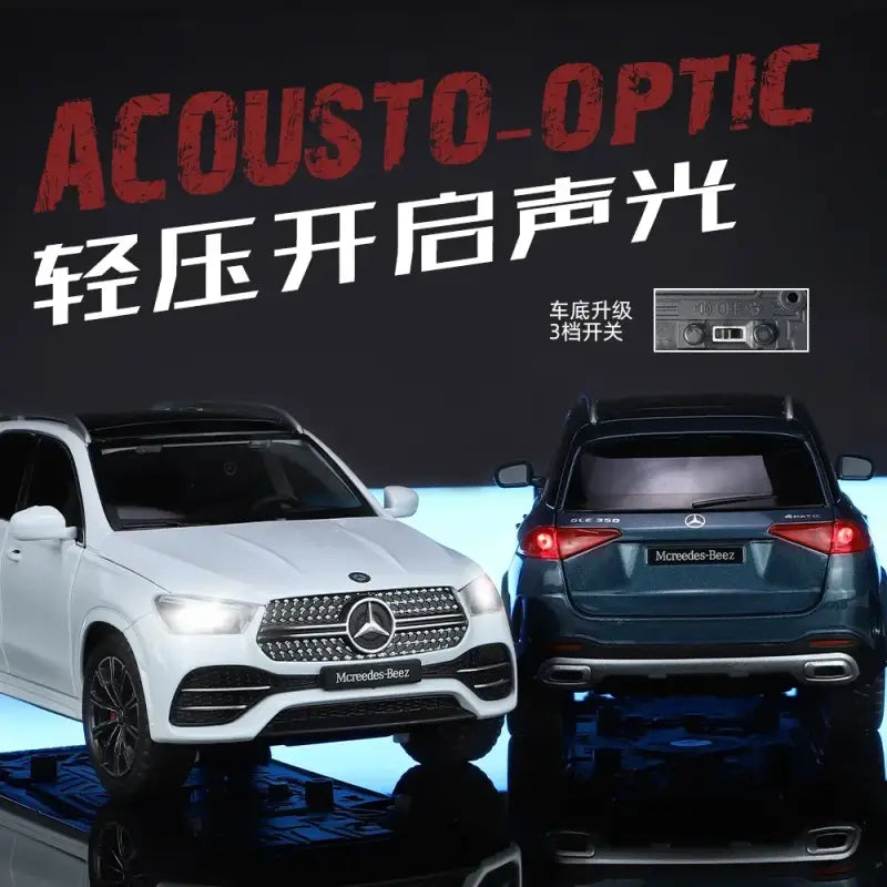 Mercedes-Benz GLE350 SUV 1:24 - Metalowy Model Samochodu z Efektami Dźwiękowymi i Świetlnymi
