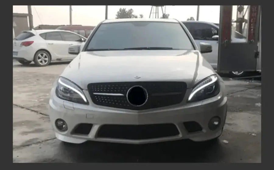 Lampy samochodowe dla Mercedes benz W204 (2007-2010) - C300 C260 C200 - Reflektory LED DRL, Hid Bi Xenon - Multigenus