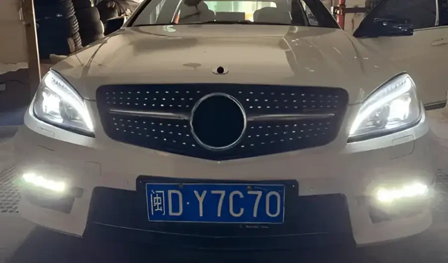 Lampy samochodowe dla Mercedes benz W204 (2007-2010) - C300 C260 C200 - Reflektory LED DRL, Hid Bi Xenon - Multigenus