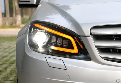 Lampy samochodowe do Mercedes benz W204 (2007-2010) - C300 C260 C200 - Reflektory LED DRL - Multigenus
