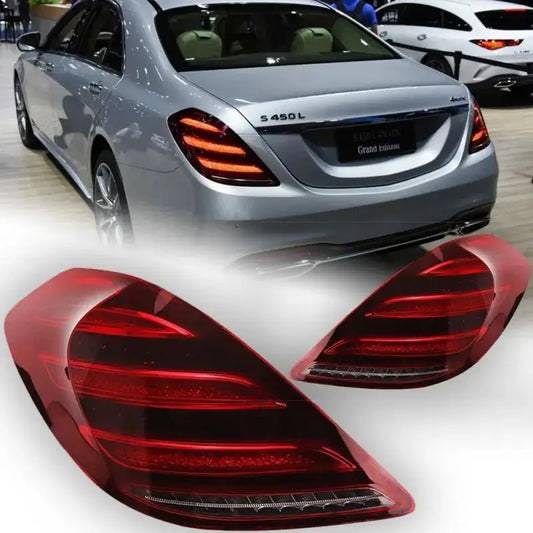 Lampy Tylne do Mercedes Benz W222 LED z Dynamicznym Sygnałem, DRL, Hamulcem i Cofaniem (2013-2018) S350 S400 S500 W223 - Multigenus
