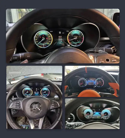 Ekskluzywny 12,3-calowy Cyfrowy Kokpit dla Mercedes-Benz C GLC W205 W253 2015-2018