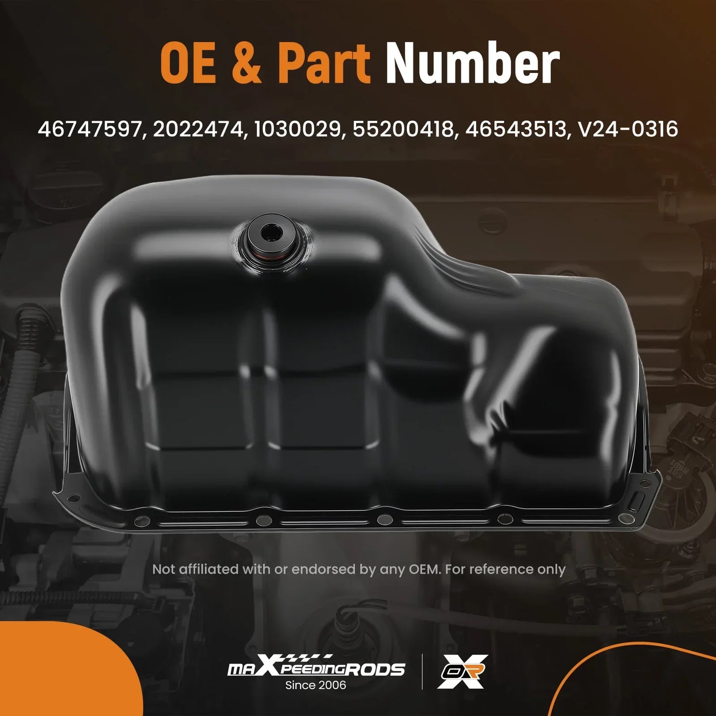 Miska olejowa Fiat 500 Panda 1.2 2007–2019 46747597