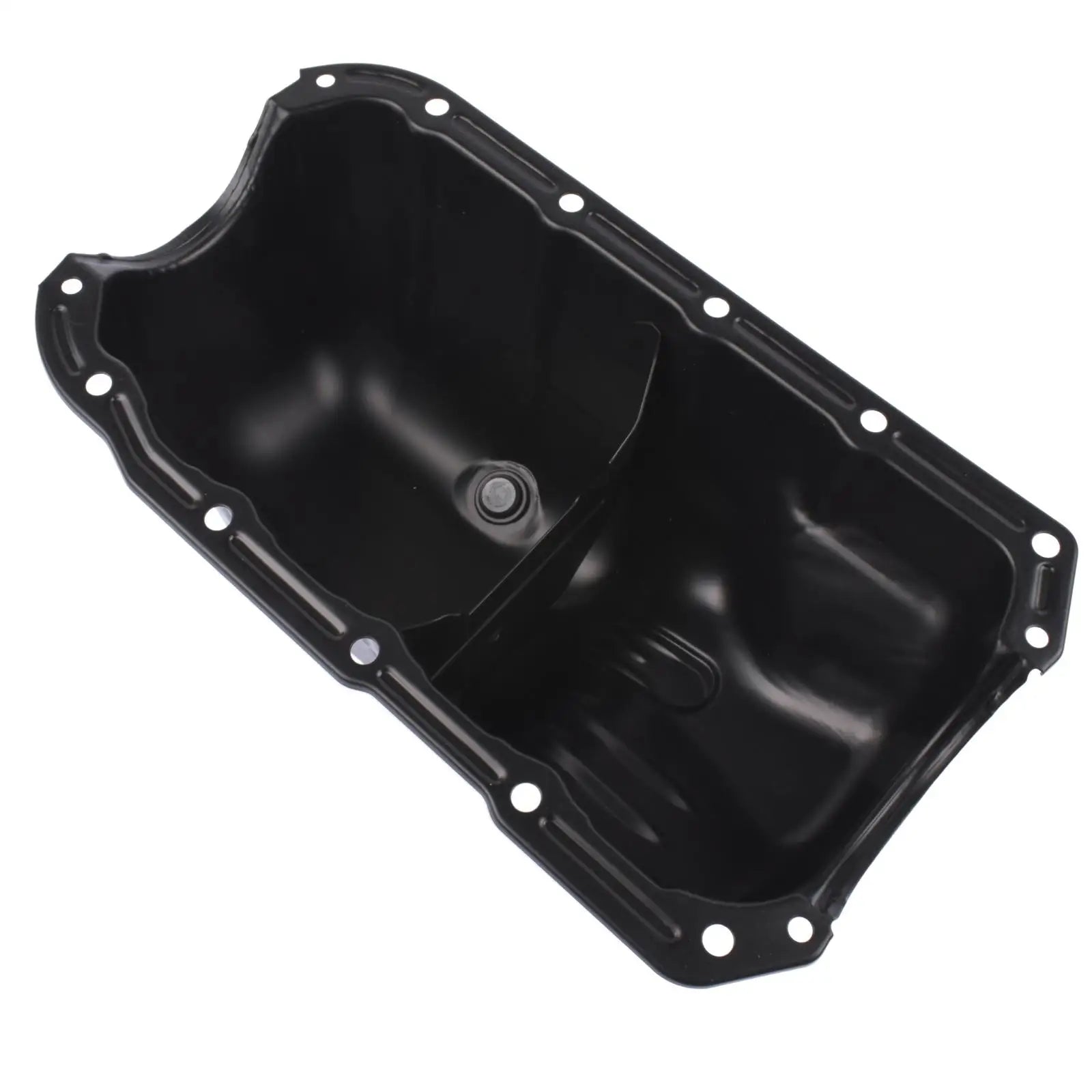 Black painted metal miska olejowa silnika ap01 z wzmocnionymi krawędziami do petrol hatchback fiat