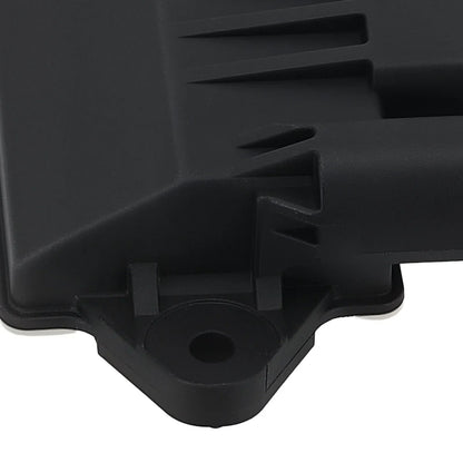 Czarny plastikowy karter oleju z żłobieniami i okrągłym otworem montażowym do modułu sterowania mercedes-benz sprinter base standard