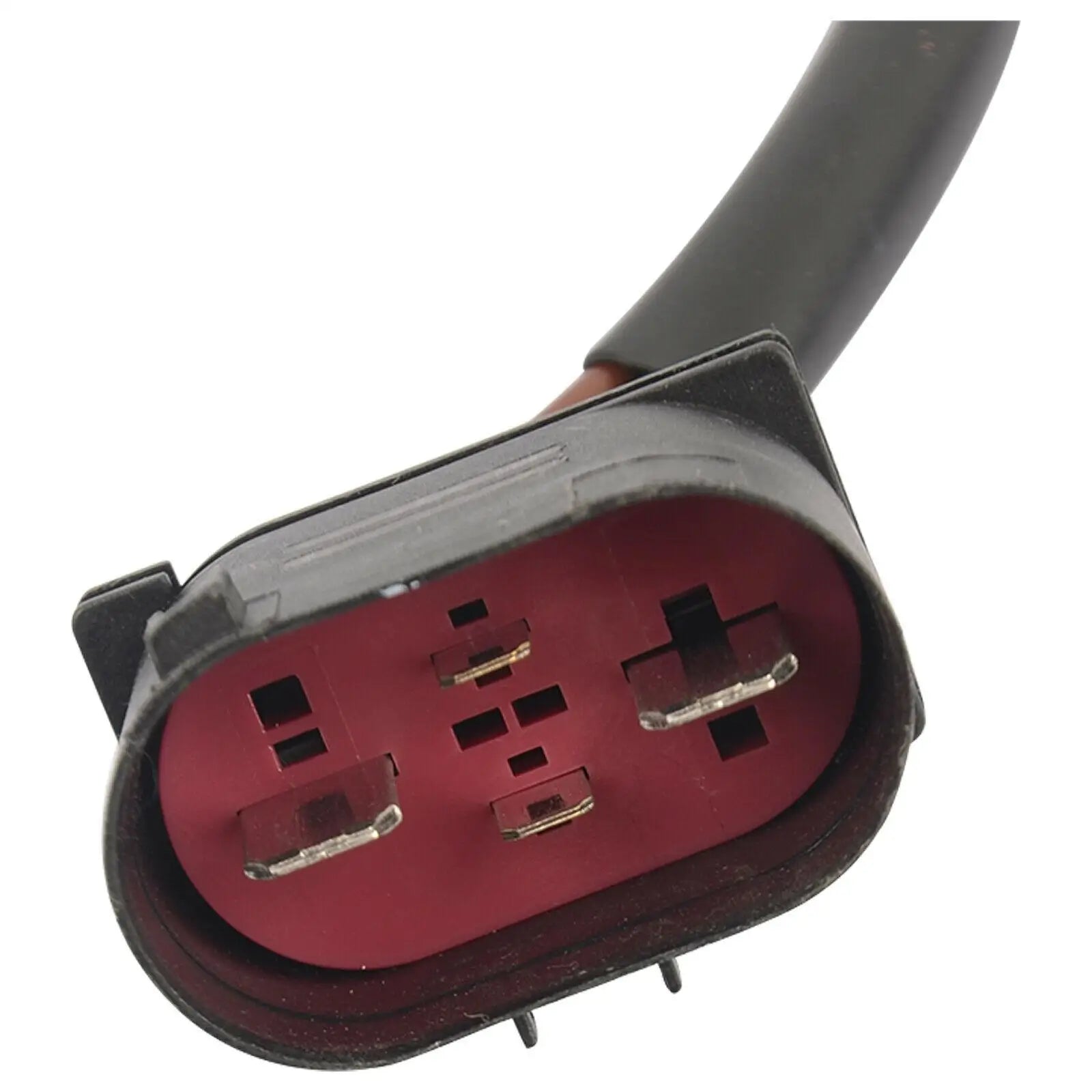 Czarny plastikowy złącze elektryczne do modułu sterującego wentylatorem audi a6 4f0121003k 4f0121207j