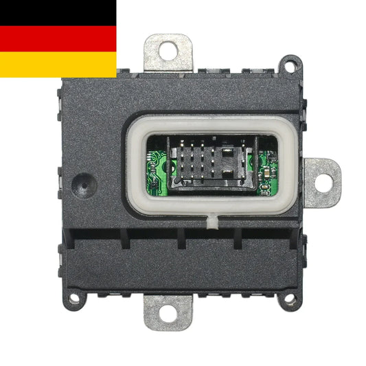 Czarny plastikowy moduł sterowania poziomowaniem światła z białą gumową uszczelką do bmw e46 e90 e91