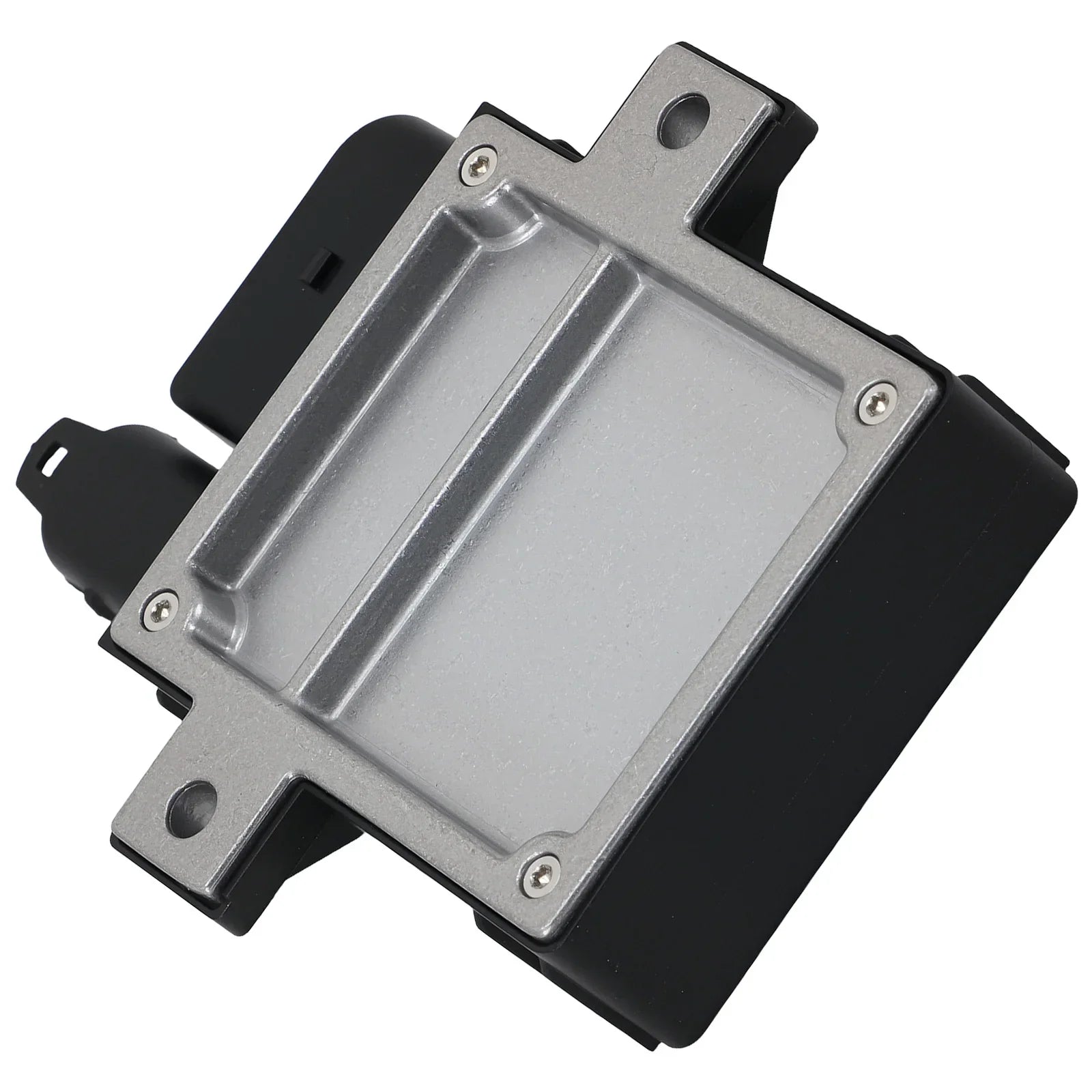 Srebrno czarny moduł sterowania przekaźnika świec żarowych bmw x5 x6 diesel 30d 35d metalowy housing plastic connectors
