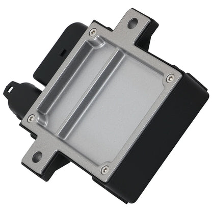 Srebrno czarny moduł sterowania przekaźnika świec żarowych bmw x5 x6 diesel 30d 35d metalowy housing plastic connectors