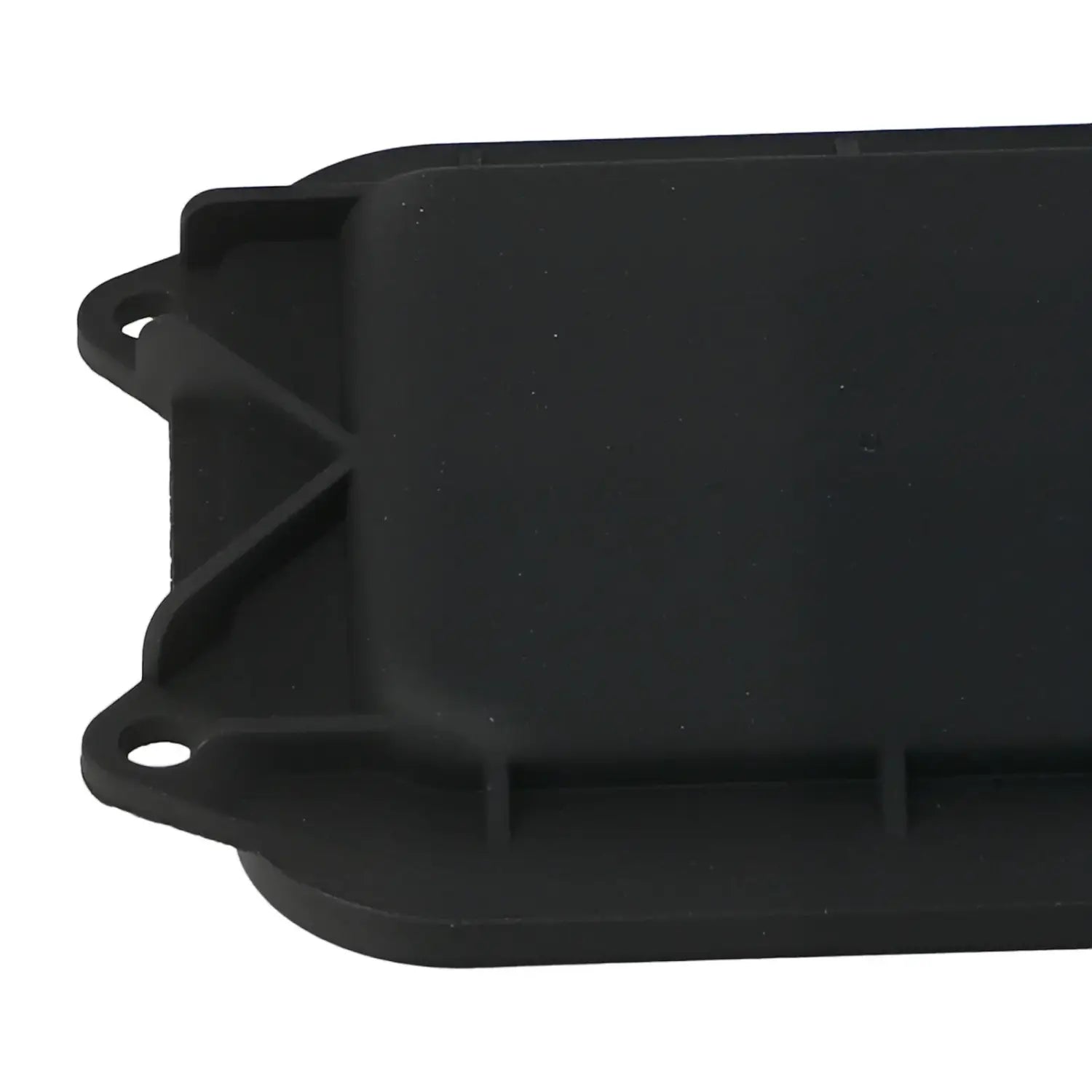 Black plastic engine oil pan with molded edges and mounting holes for bmw 328i coupe e92 and bmw 335i models