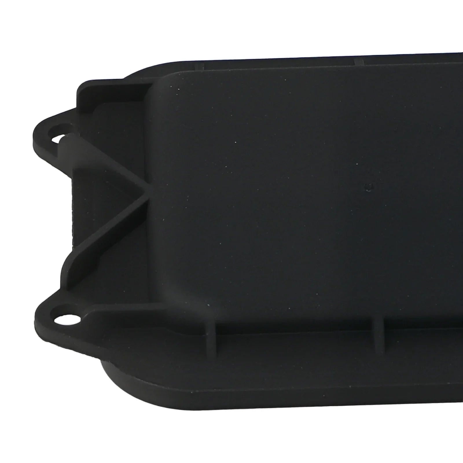 Black plastic engine oil pan with molded edges and mounting holes for bmw 328i coupe e92 and bmw 335i models