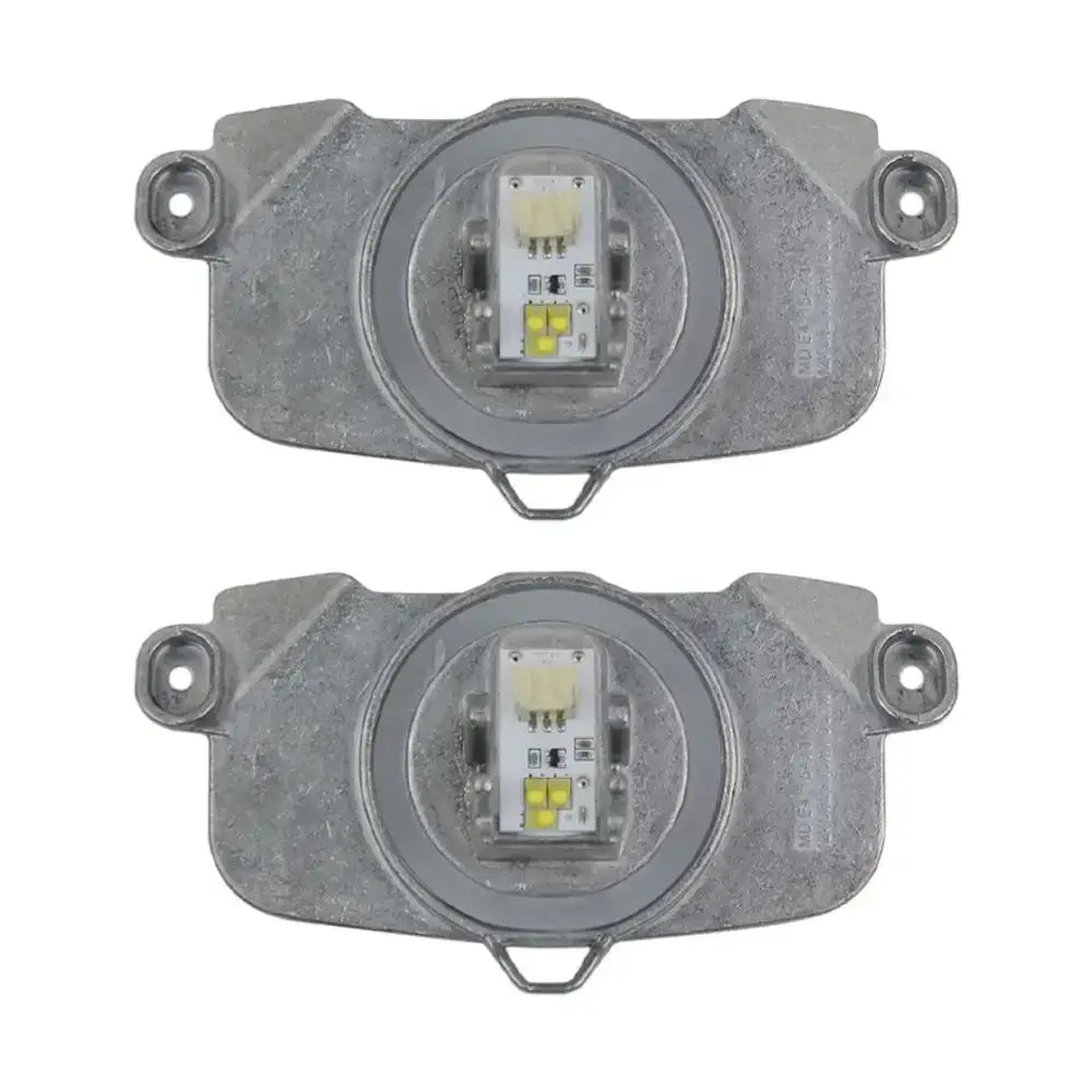 Moduły led do reflektorów bmw series f30 f31 srebrne metalowe obudowy z mocowaniami 2 sztuki 2011 2015