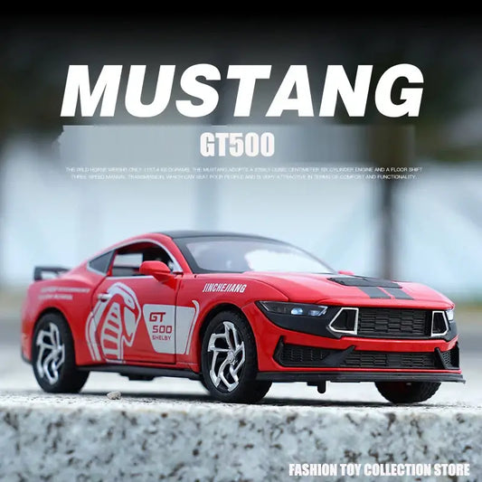 Mustang GT500 1:32 Metalowy Model Fast & Furious Z Dźwiękiem i Światłem - Czarny bez pudełka