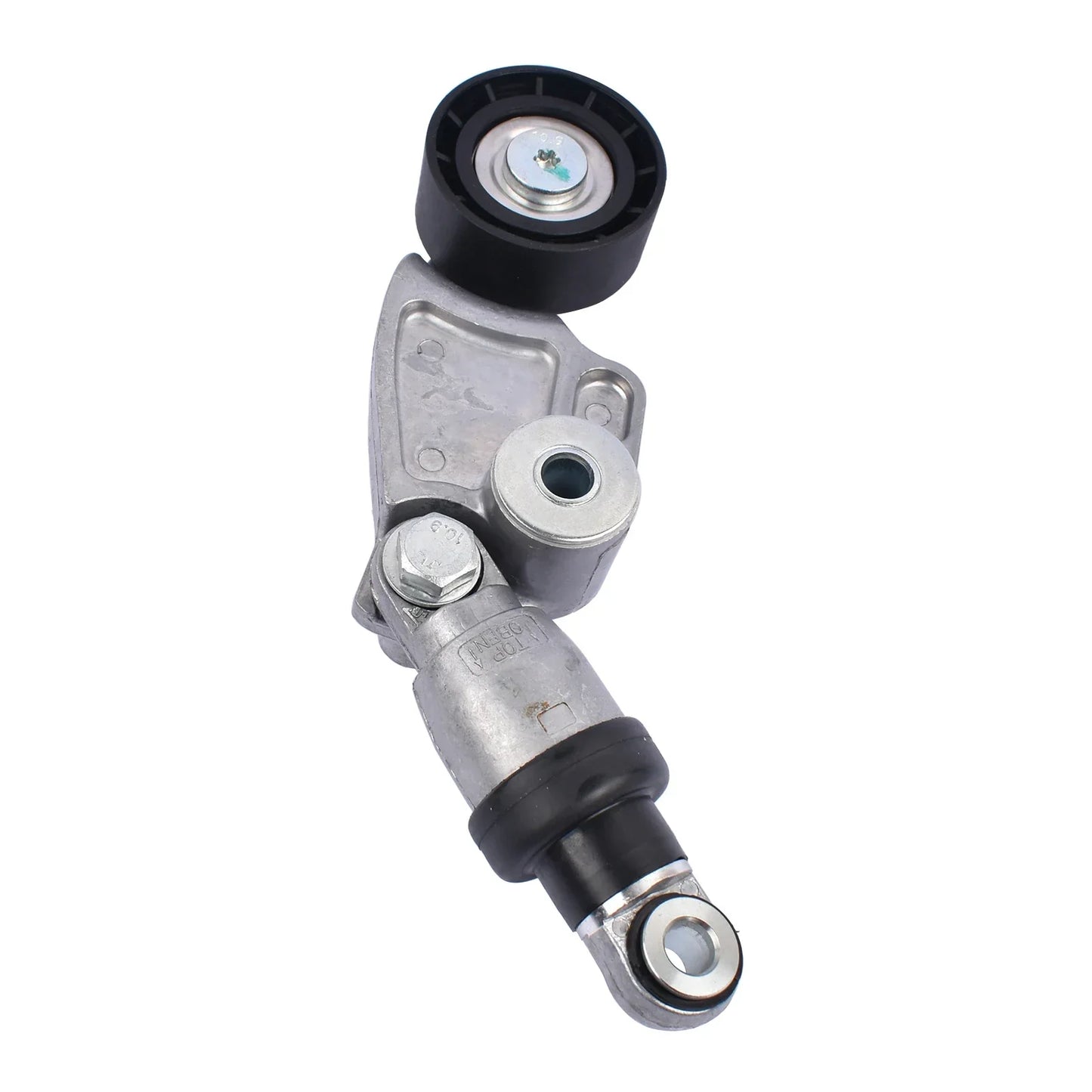 Srebrny metalowy napinacz paska samochodowego z czarną gumową rolką do mazda cx-5 suv mazda i mazda mazda6
