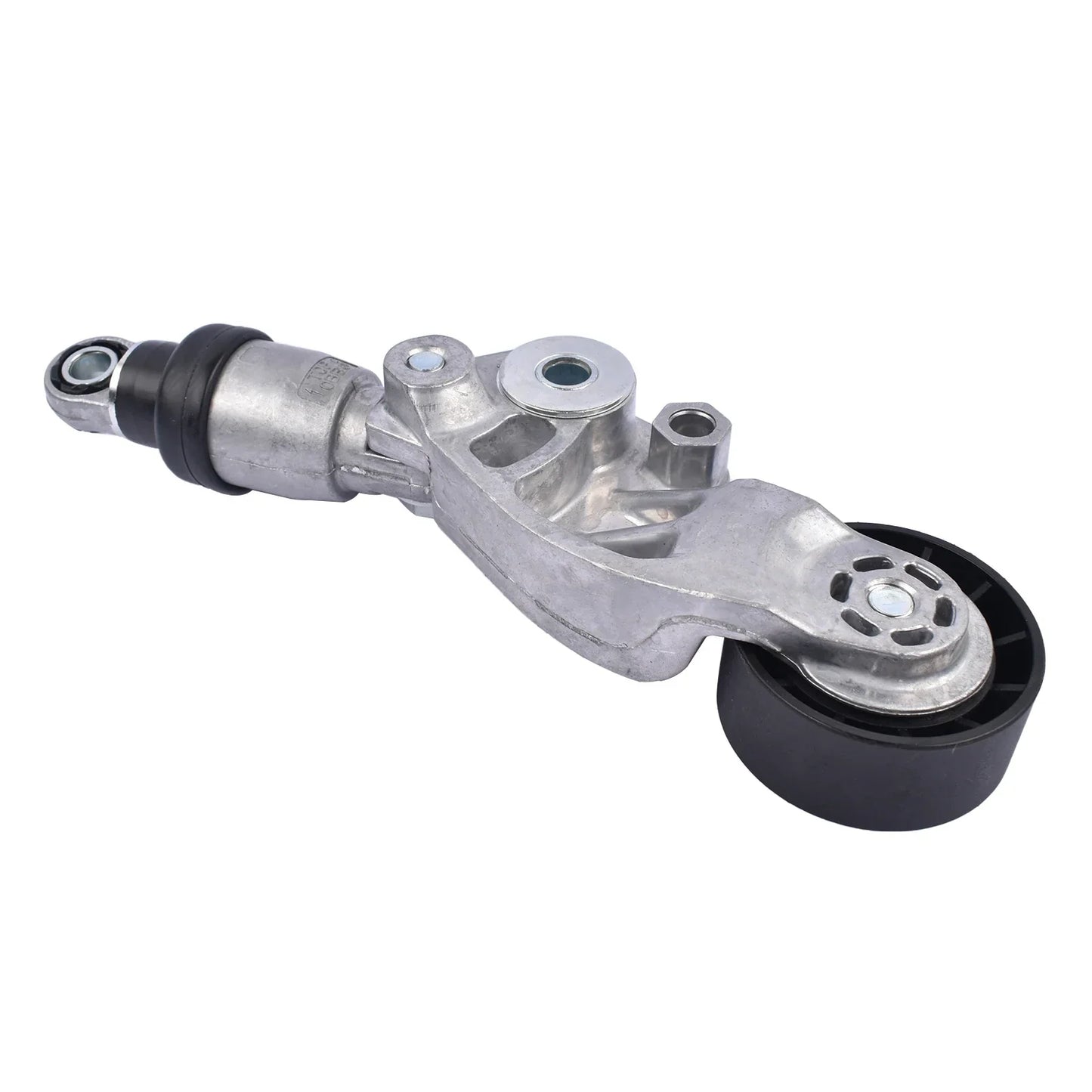 Silver metal timing belt tensioner with black rubber and hexagonal bolt for mazda cx-5 suv mazda mazda6 2012-on