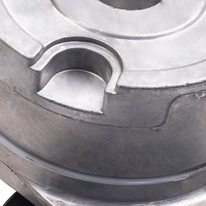 Szary metaliczny napinacz paska serpentynowego z podwójnym kołem do jeep grand cherokee 4.7l