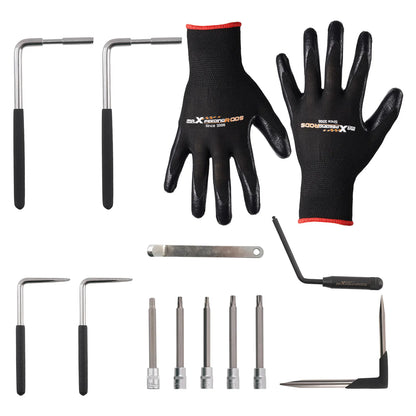 12pc Socket Tool for VW Golf 4 for Passat Bora Audi A4 A6 Skoda Fabia T30