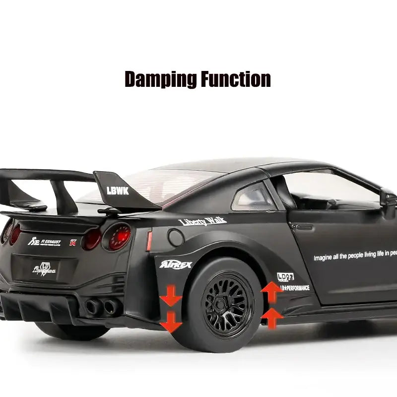 GTR CSR2 1:32 – Metalowy Model Samochodu Zabawka Edukacyjna i Kolekcjonerska dla Dzieci