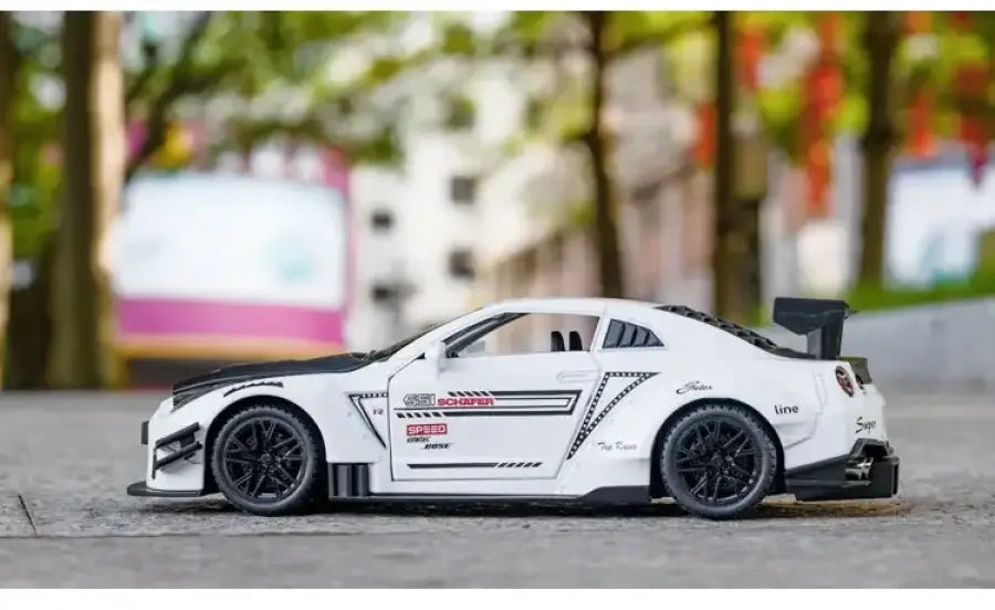 Nissan GTR R34/R35 Skyline Ares 1:24 – Metalowy Model Z Dźwiękiem i Światłem