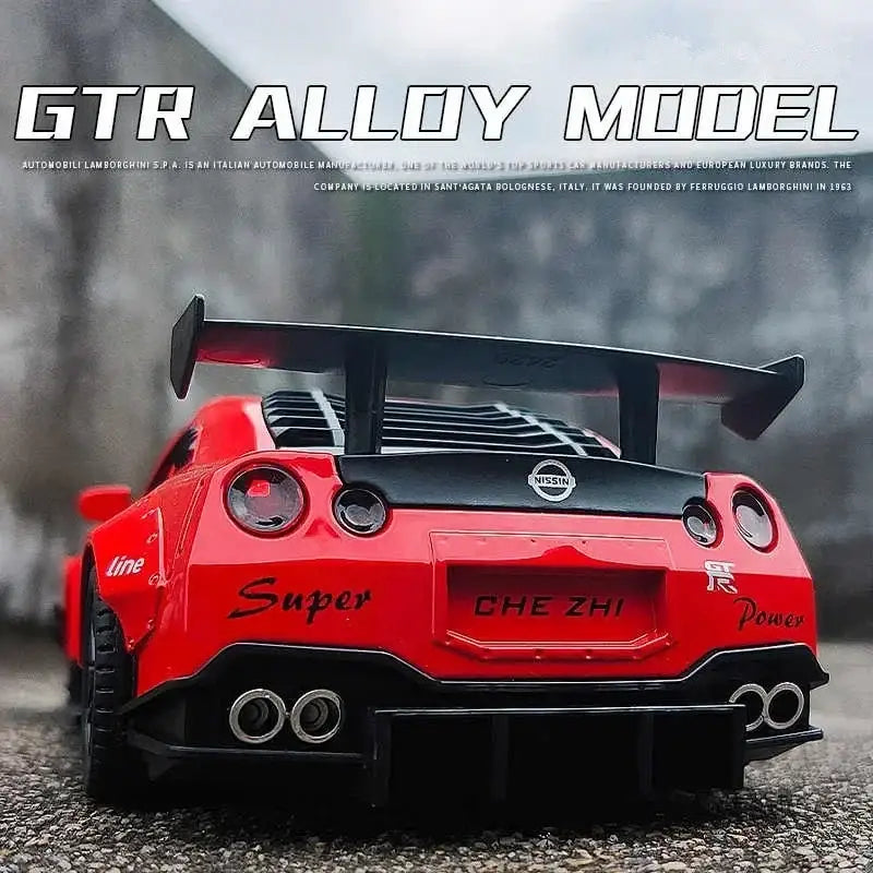 Nissan GTR R34/R35 Skyline Ares 1:24 – Metalowy Model Z Dźwiękiem i Światłem