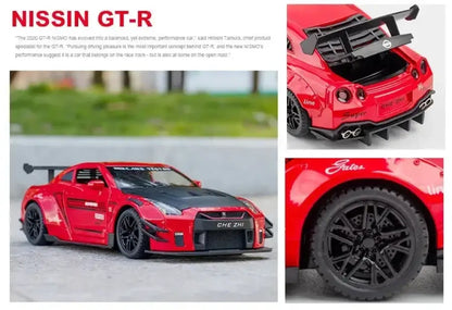 Nissan GTR R34/R35 Skyline Ares 1:24 – Metalowy Model Z Dźwiękiem i Światłem