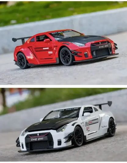 Nissan GTR R34/R35 Skyline Ares 1:24 – Metalowy Model Z Dźwiękiem i Światłem