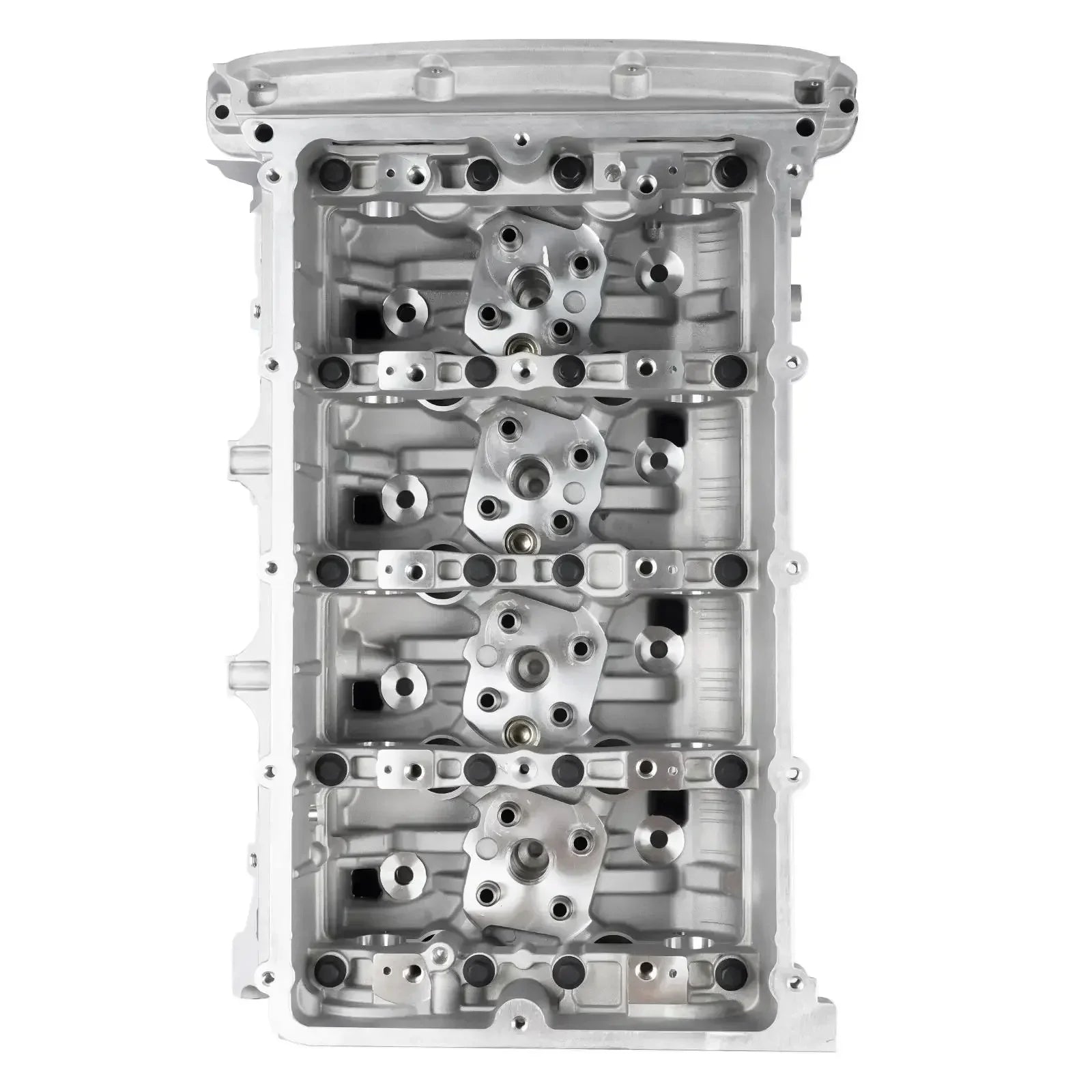Srebrna aluminiowa głowica cylindrowa do peugeot boxer 2.2 hdi i ford transit 2.2 fwd z czterema cylindrami
