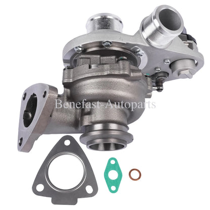 Srebrna metaliczna turbosprężarka ap03 gk2q6k682bb z uszczelkami do ford transit v363 2.0 ecoblue