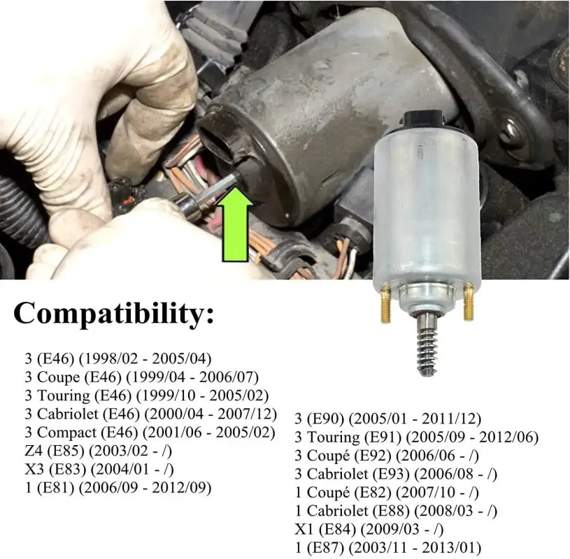 Nowy 11377509295 11377548387 Silnik VVT Actuator do BMW 1 3 X1 X3 Z4