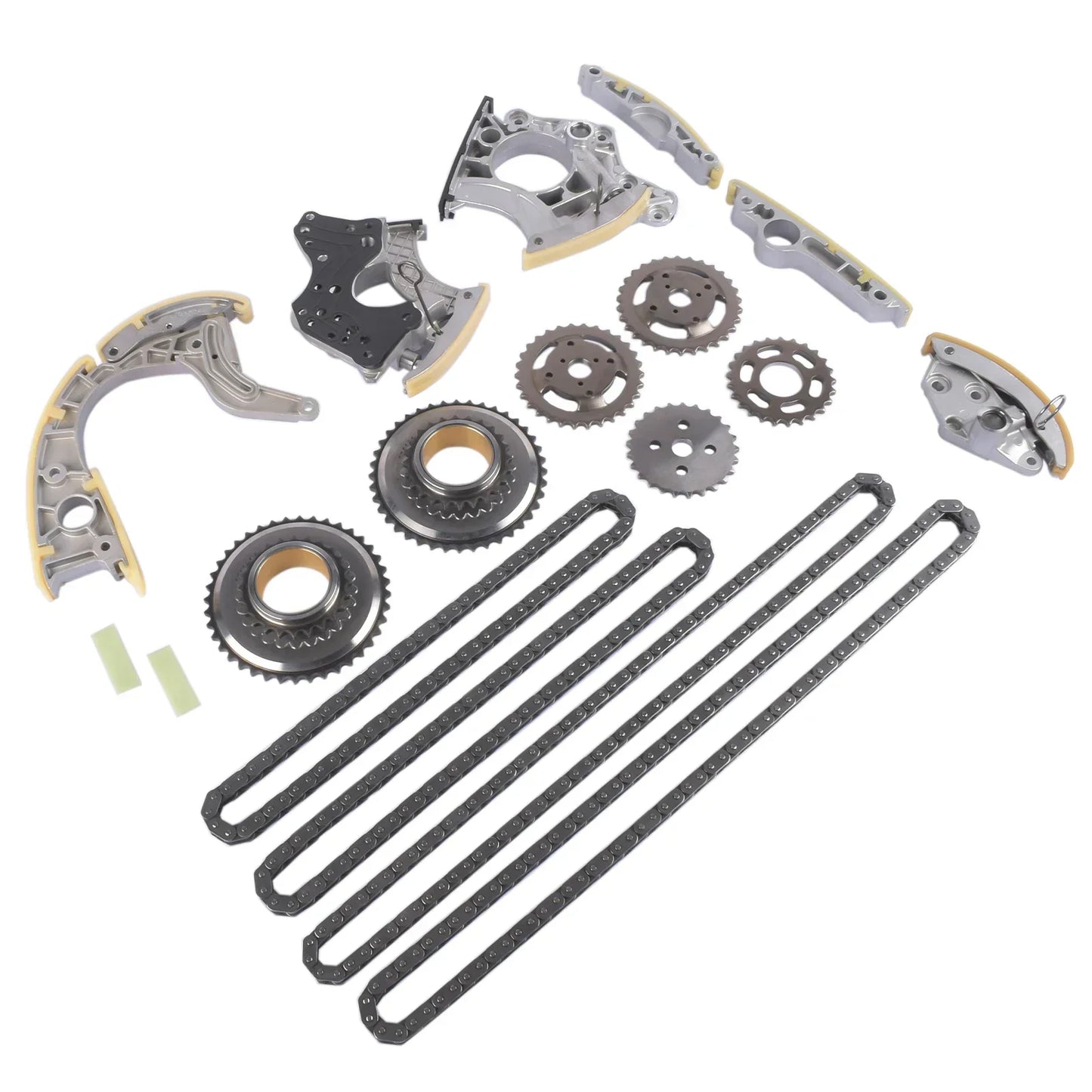 Zestaw metalowych komponentów rozrządu ap01 do audi a6 a8 s8 q7 4.2l dohc naturally aspirated part number 079109218r