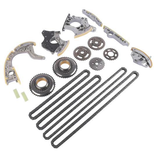 Zestaw metalowych komponentów rozrządu ap01 do audi a6 a8 s8 q7 4.2l dohc naturally aspirated part number 079109218r