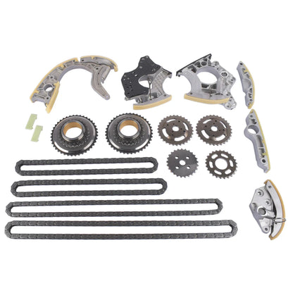 Metaliczny szary zestaw łańcucha rozrządu ap01 do audi a6 a8 s8 q7 dohc naturally aspirated 079109218r