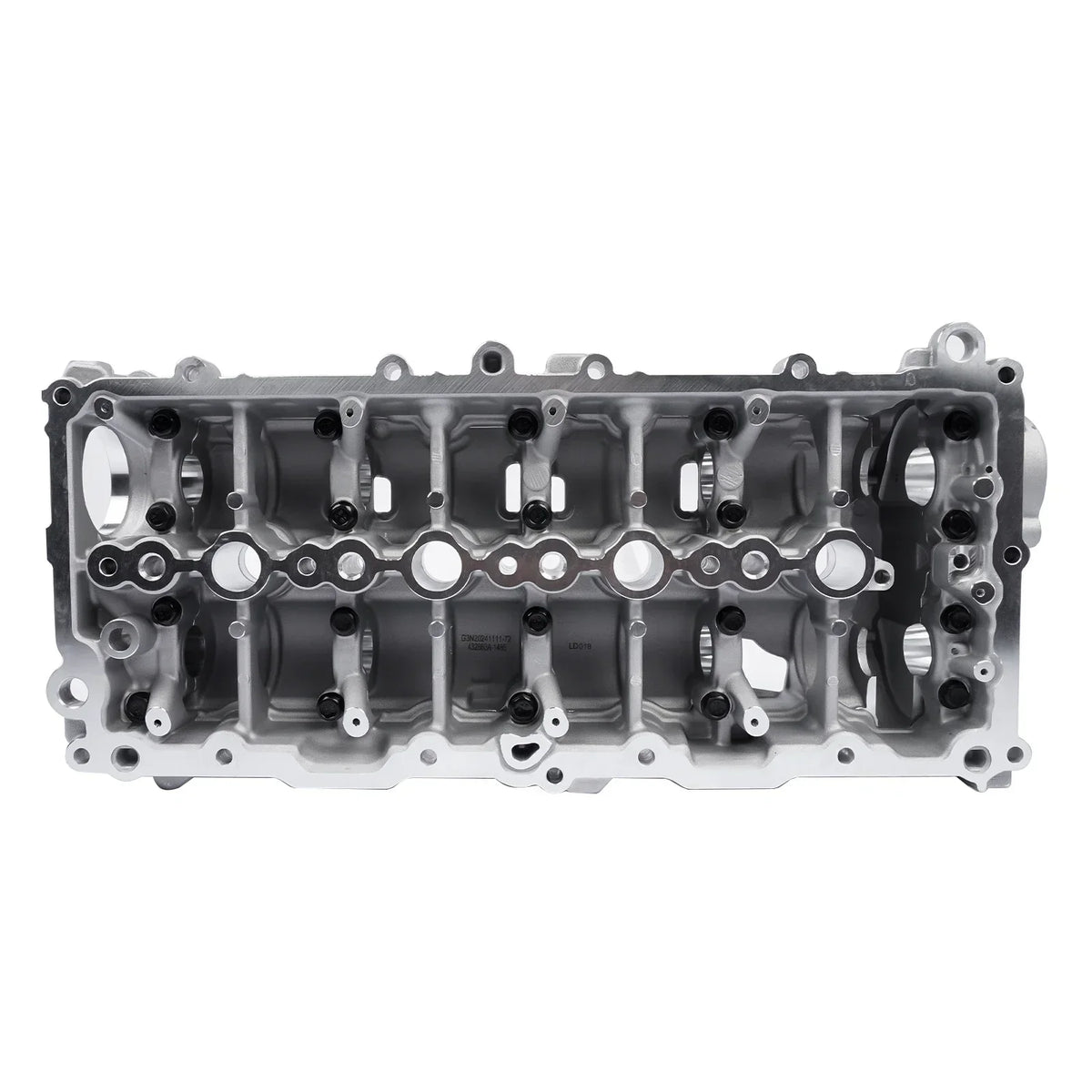 Srebrna aluminiowa obudowa wałka rozrządu 8 mm z czarnymi prowadnicami zaworów do hdi dv5r bluehdi peugeot