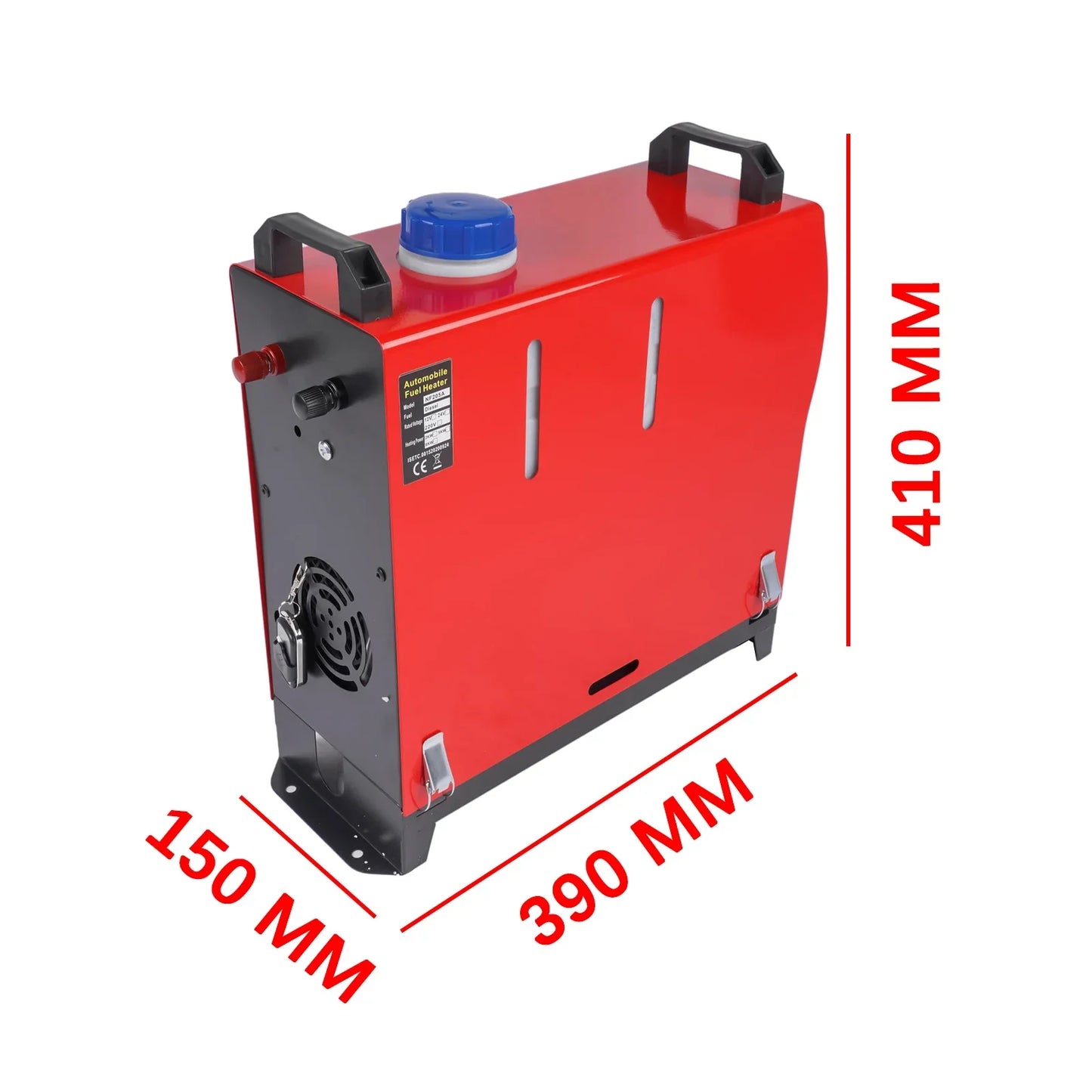 AP03 8KW réchauffeur d'air Diesel réchauffeur Diesel chauffage auxiliaire 12 V/24 V DC, avec convertisseur 220 V AC